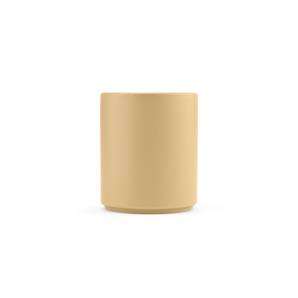 Mug sans anse en céramique personnalisé 240ml Tiber 250 Jaune pastel